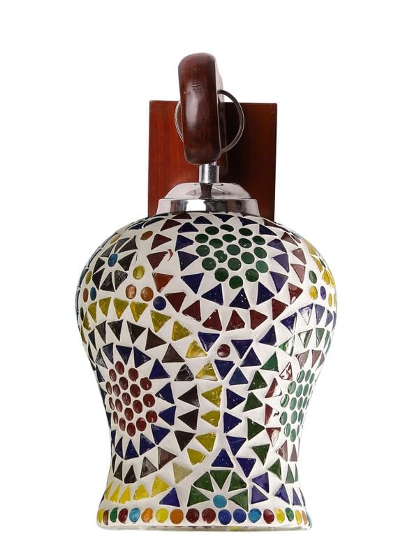 Multicolor Wall Lamp | Elegant Wood Design | Stylish Ambient Light for Home, Office, Living Room, Bedroom, Hallway | Modern Decorative Wall Sconce - Model WD12