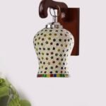 Multicolor Wall Lamp | Elegant Wood Design | Stylish Ambient Light for Home, Office, Living Room, Bedroom, Hallway | Modern Decorative Wall Sconce – Model WD18