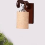 Multicolor Wall Lamp | Elegant Wood Design | Stylish Ambient Light for Home, Office, Living Room, Bedroom, Hallway | Modern Decorative Wall Sconce – Model WD26