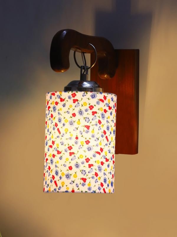 Multicolor Wall Lamp | Elegant Wood Design | Stylish Ambient Light for Home, Office, Living Room, Bedroom, Hallway | Modern Decorative Wall Sconce - Model WD33