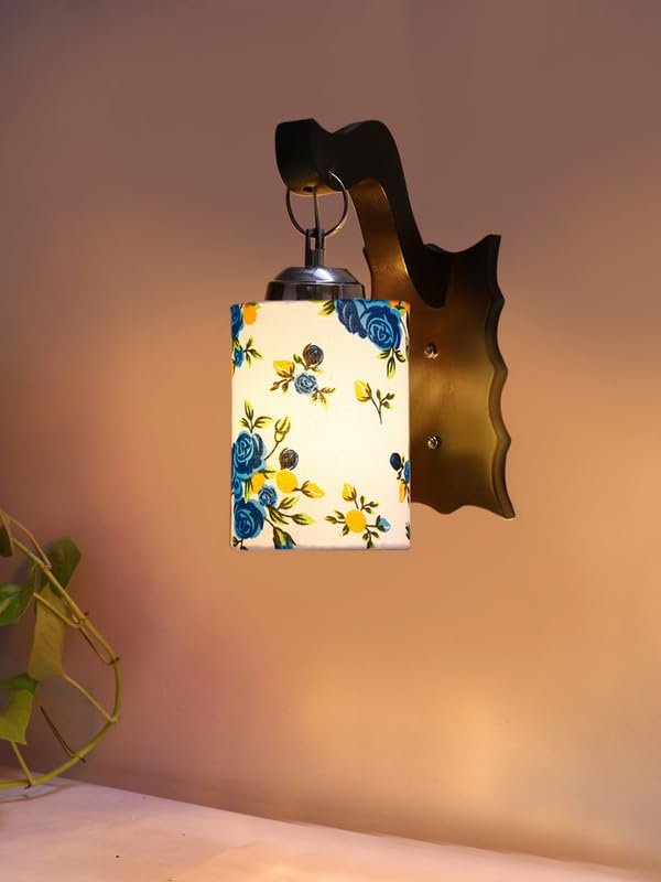 Multicolor Wall Lamp | Elegant Wood Design | Stylish Ambient Light for Home, Office, Living Room, Bedroom, Hallway | Modern Decorative Wall Sconce - Model WD64