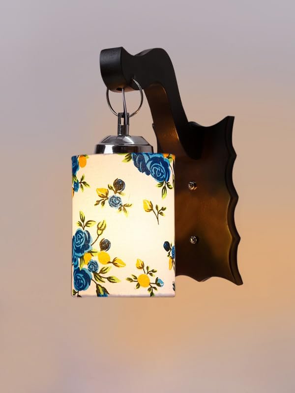 Multicolor Wall Lamp | Elegant Wood Design | Stylish Ambient Light for Home, Office, Living Room, Bedroom, Hallway | Modern Decorative Wall Sconce - Model WD64