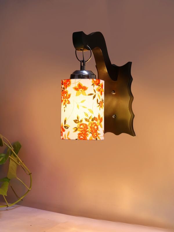 Multicolor Wall Lamp | Elegant Wood Design | Stylish Ambient Light for Home, Office, Living Room, Bedroom, Hallway | Modern Decorative Wall Sconce - Model WD65