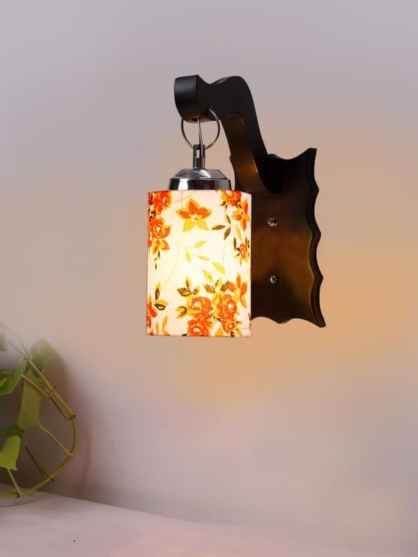 Multicolor Wall Lamp | Elegant Wood Design | Stylish Ambient Light for Home, Office, Living Room, Bedroom, Hallway | Modern Decorative Wall Sconce - Model WD65