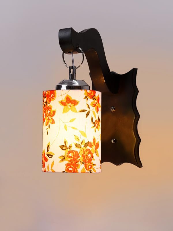 Multicolor Wall Lamp | Elegant Wood Design | Stylish Ambient Light for Home, Office, Living Room, Bedroom, Hallway | Modern Decorative Wall Sconce - Model WD65