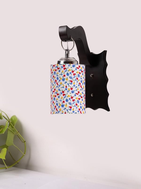 Multicolor Wall Lamp | Elegant Wood Design | Stylish Ambient Light for Home, Office, Living Room, Bedroom, Hallway | Modern Decorative Wall Sconce - Model WD66
