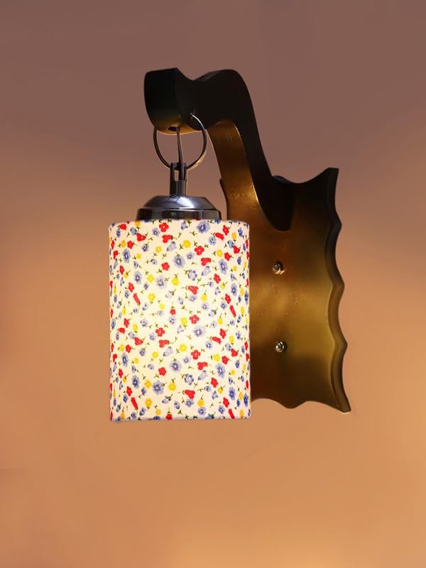 Multicolor Wall Lamp | Elegant Wood Design | Stylish Ambient Light for Home, Office, Living Room, Bedroom, Hallway | Modern Decorative Wall Sconce - Model WD66