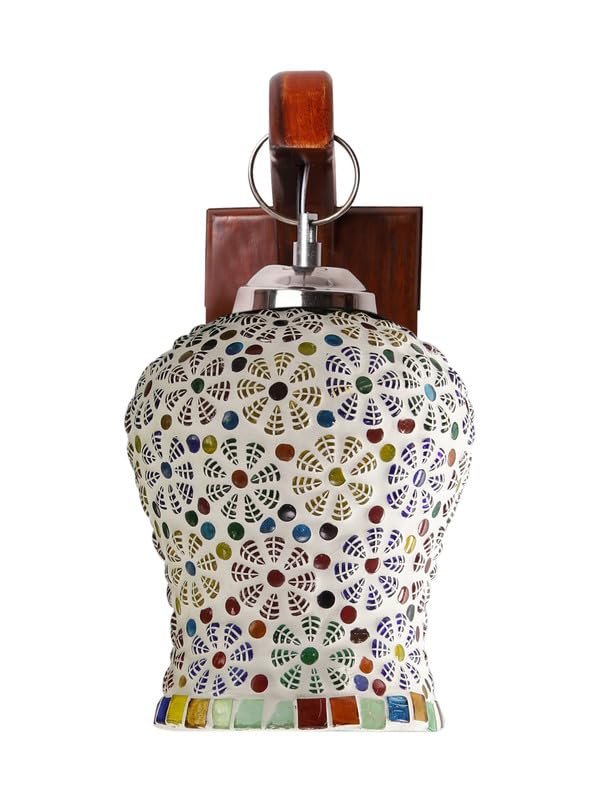 Multicolor Wall Lamp | Elegant Wood Design | Stylish Ambient Light for Home, Office, Living Room, Bedroom, Hallway | Modern Decorative Wall Sconce - Model WD68