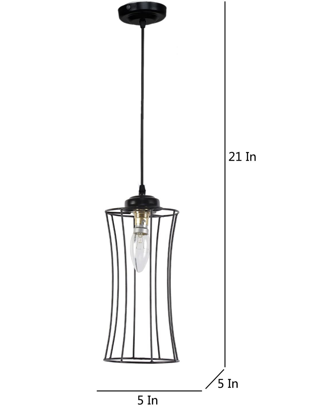 Band Bamboo Iron Hanging lamp