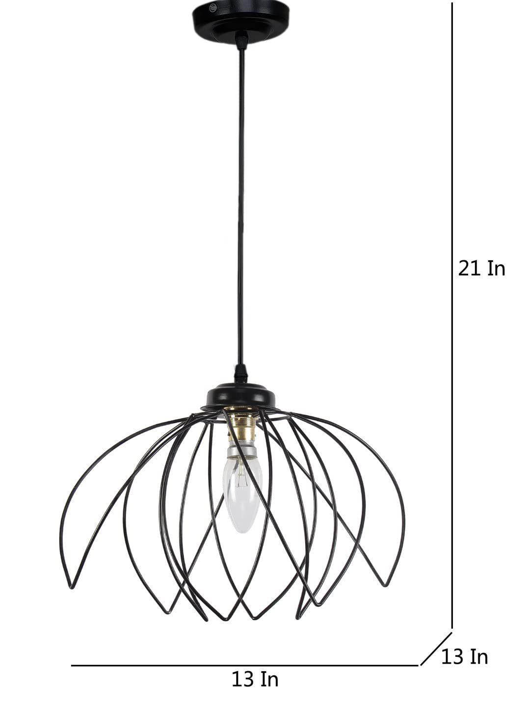 Rose Iron Hanging lamp