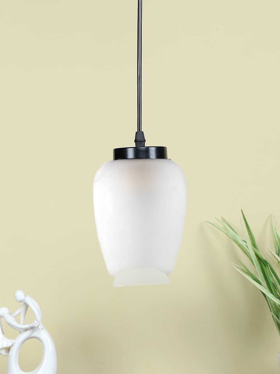 Milky Glass Hnagng Lamp