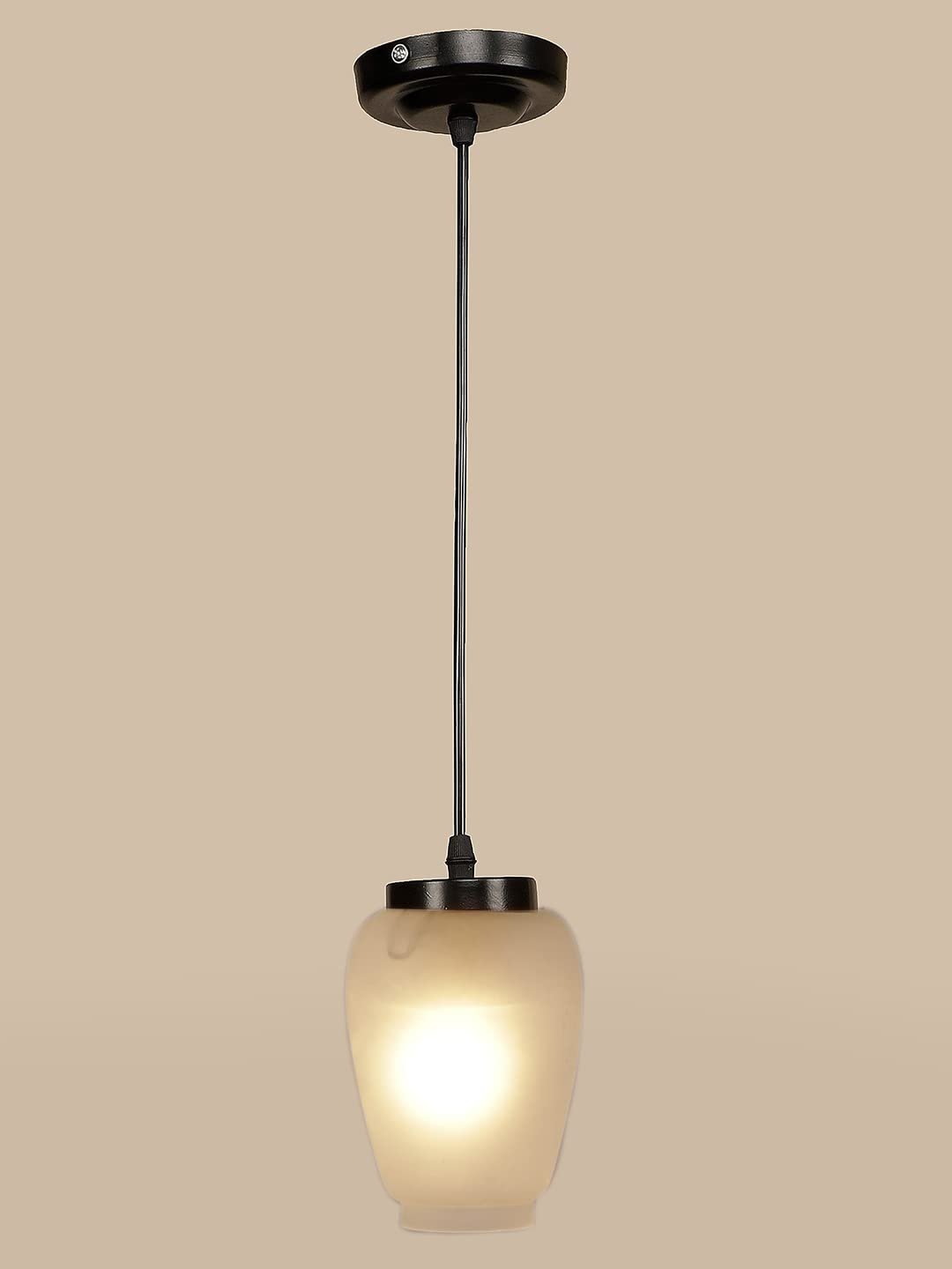 Milky Glass Hnagng Lamp