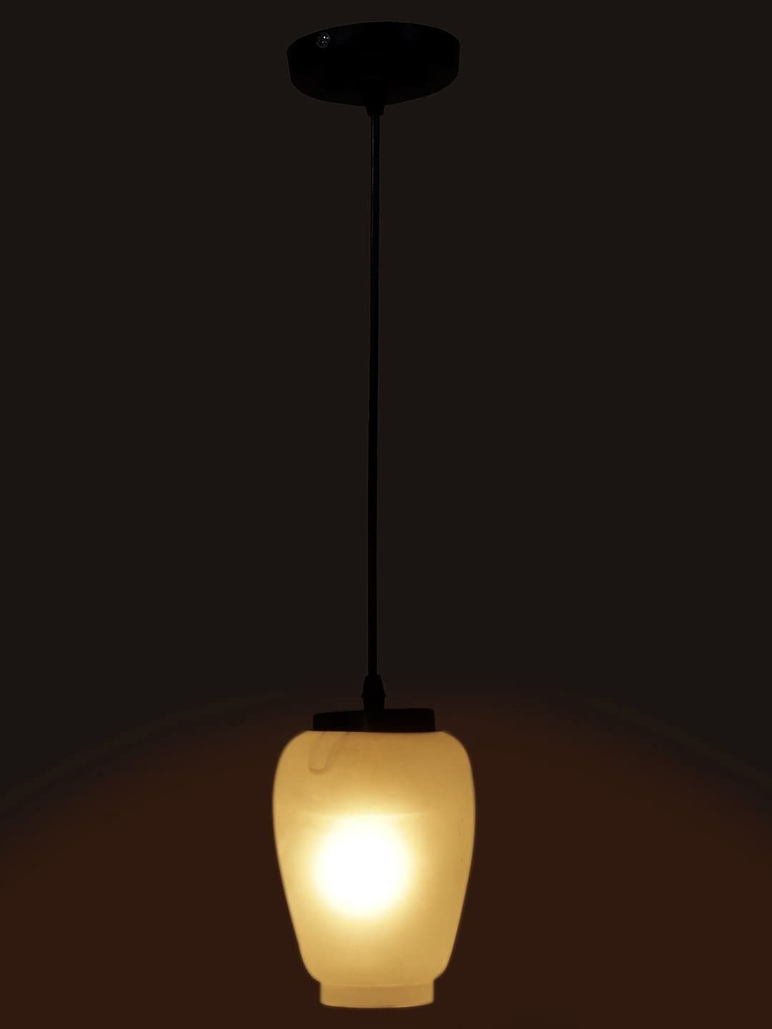 Milky Glass Hnagng Lamp