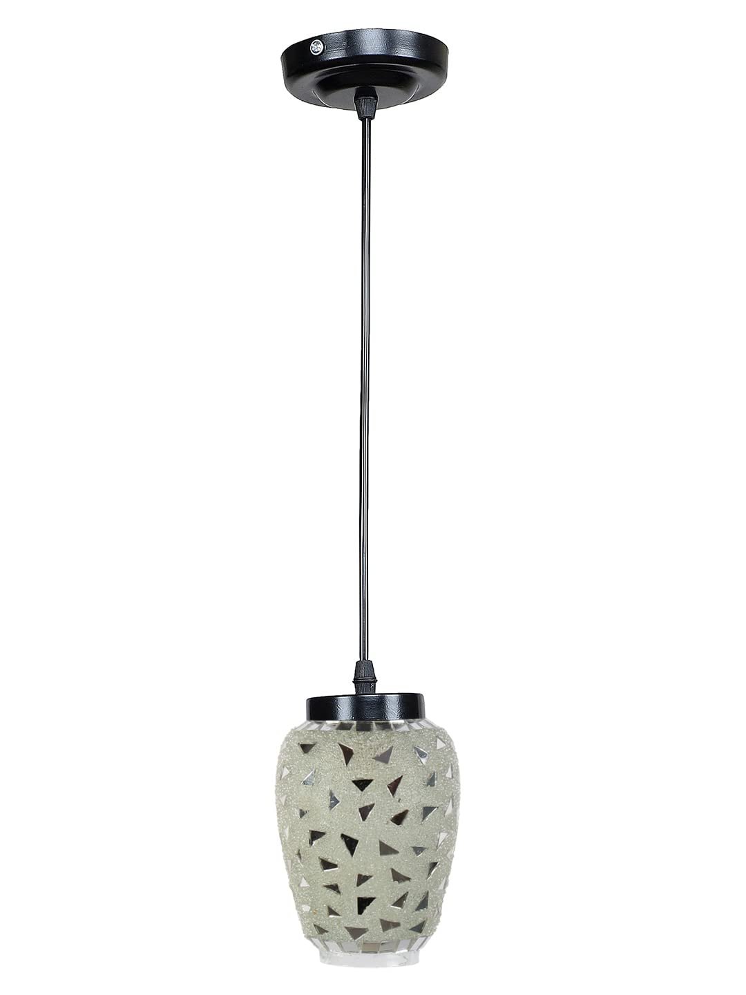 Multicolor Mosaic Glass Hanging Lamp