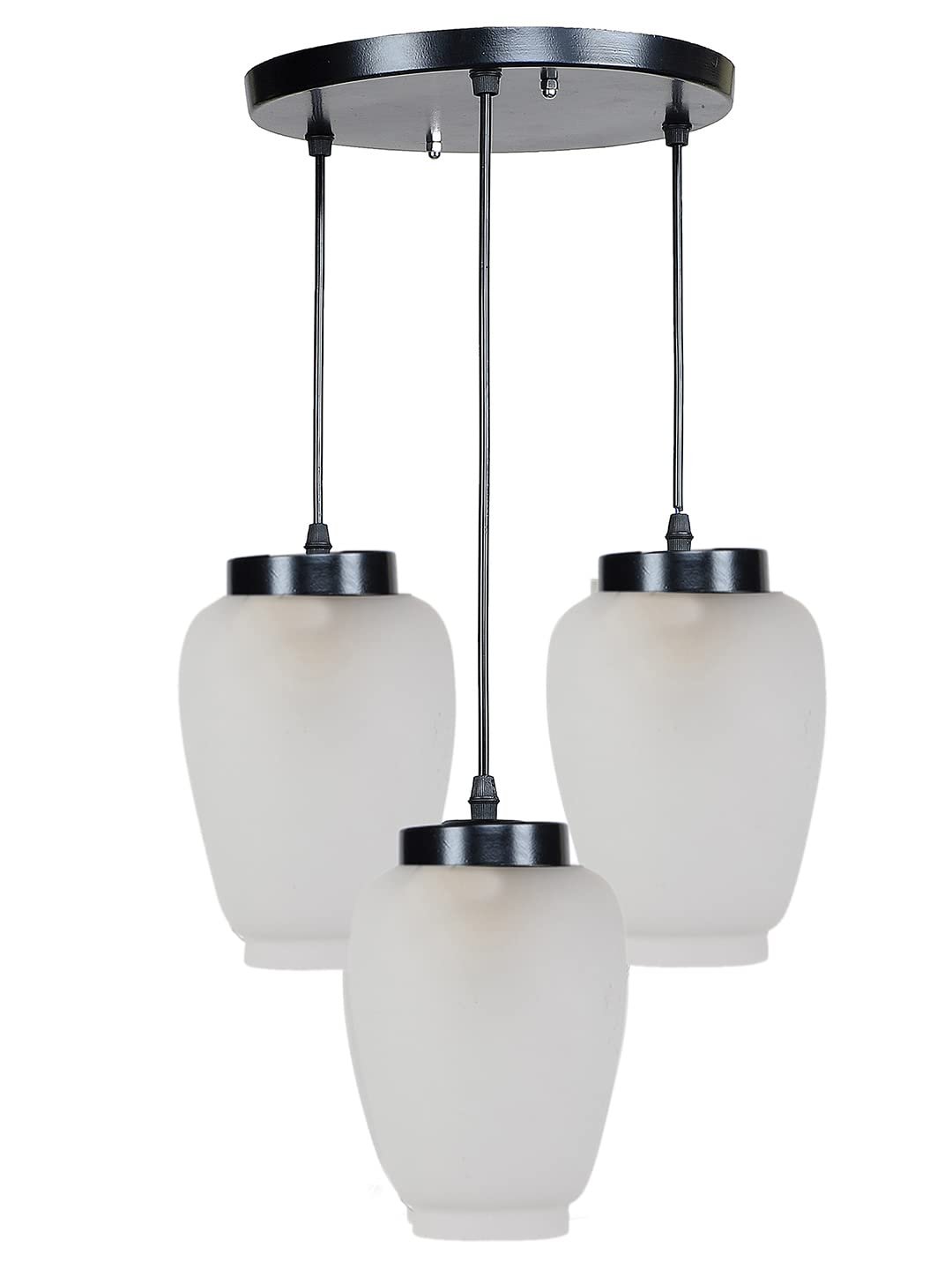 Cluster Milky Glass Hanging Lamp