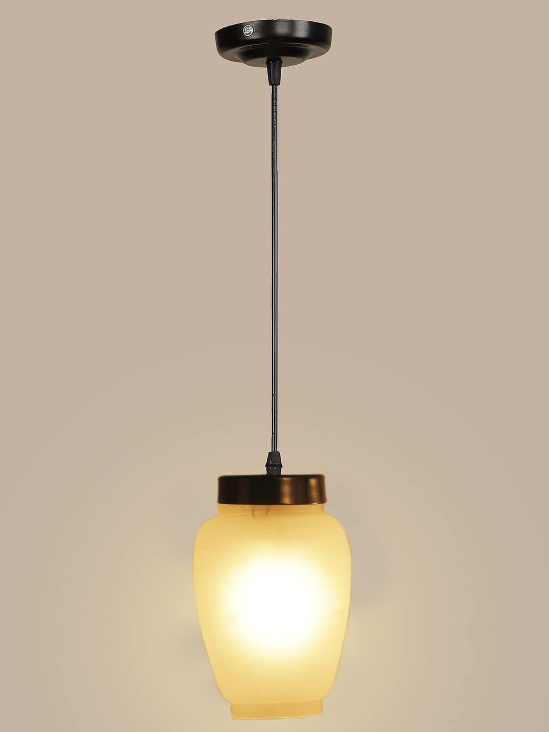Cluster Milky Glass Hanging Lamp