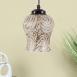 Multicolor Mosaic Glass Hanging Lamp