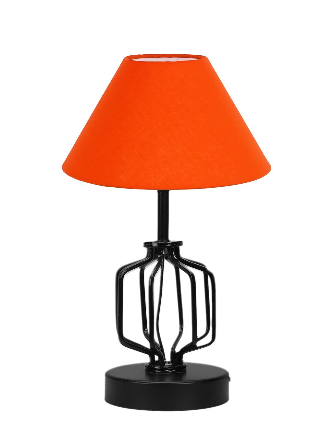 Orange Cotton Table lamp with Iron Base(123)