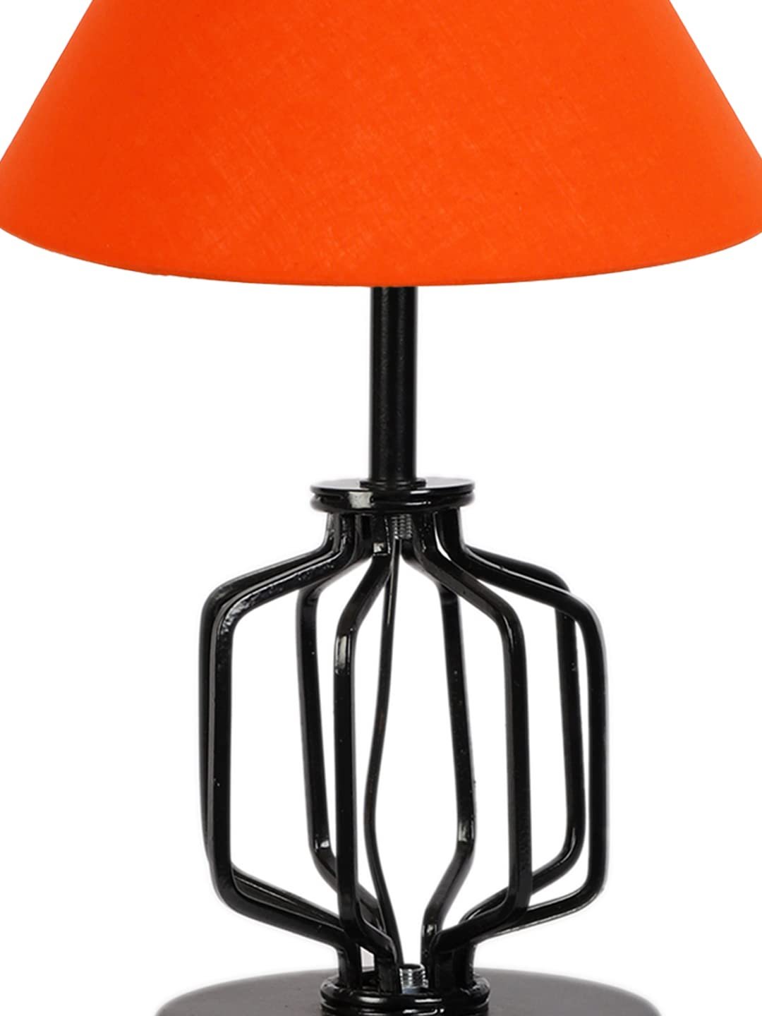 Orange Cotton Table lamp with Iron Base(123)