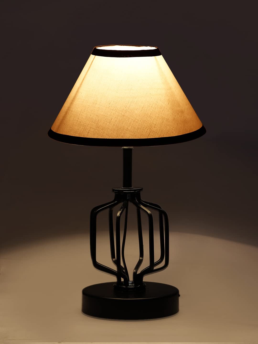 Multicolor Cotton Table lamp with Iron Base(126)