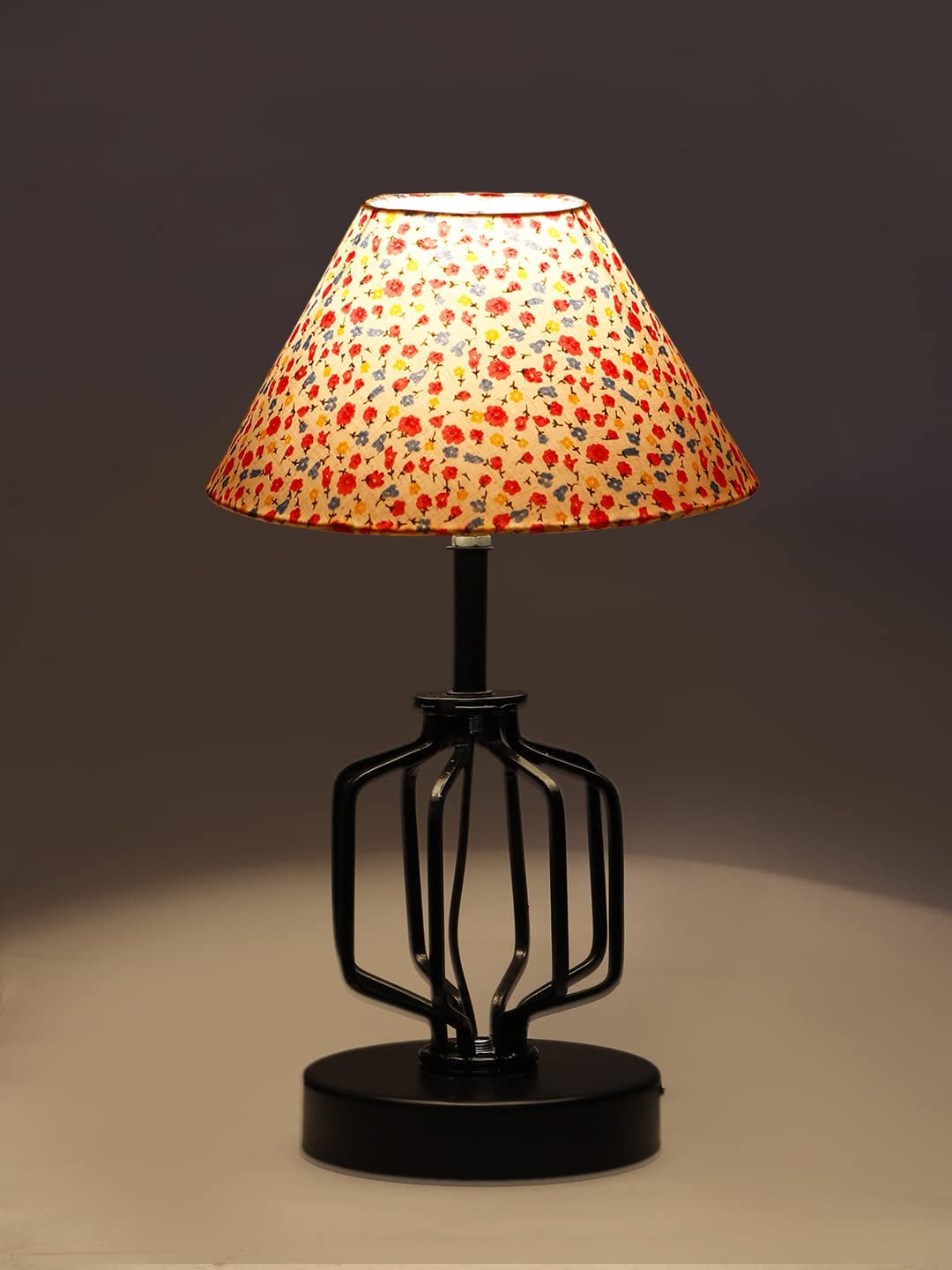 Multicolor Cotton Table lamp with Iron Base(134)