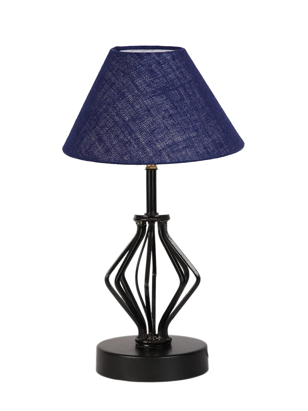 Blue Jute Table lamp with Iron Base(164)