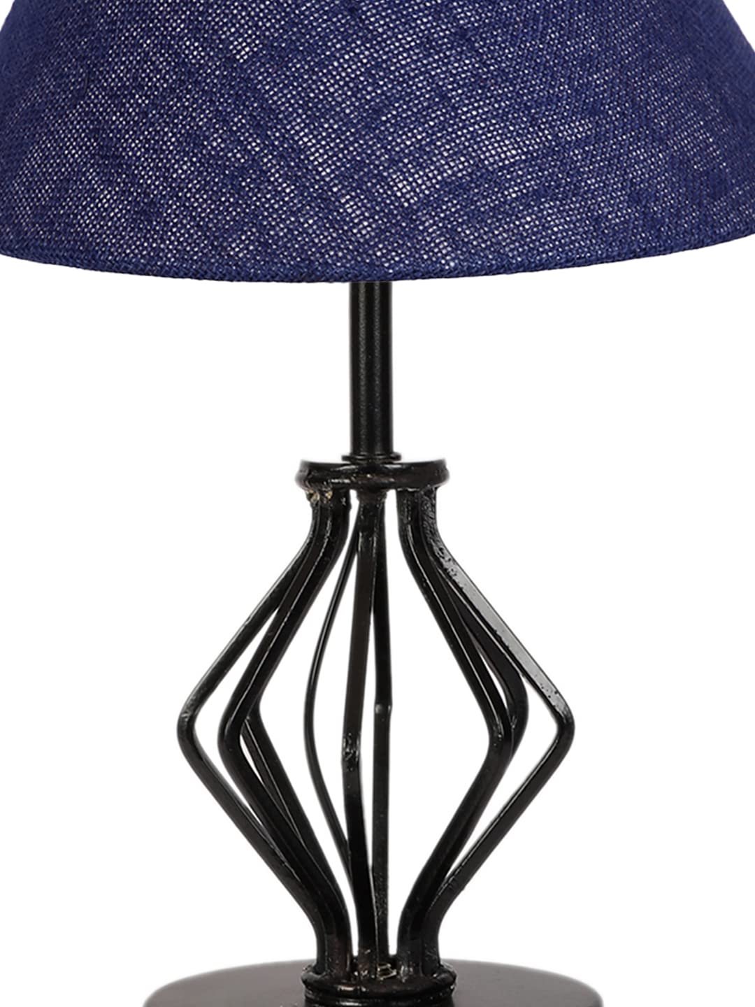 Blue Jute Table lamp with Iron Base(164)