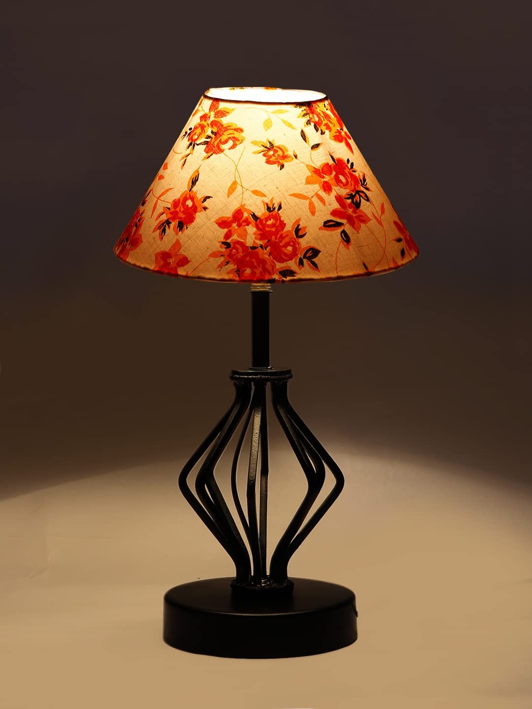Multicolor Cotton Table lamp with Iron Base(167)