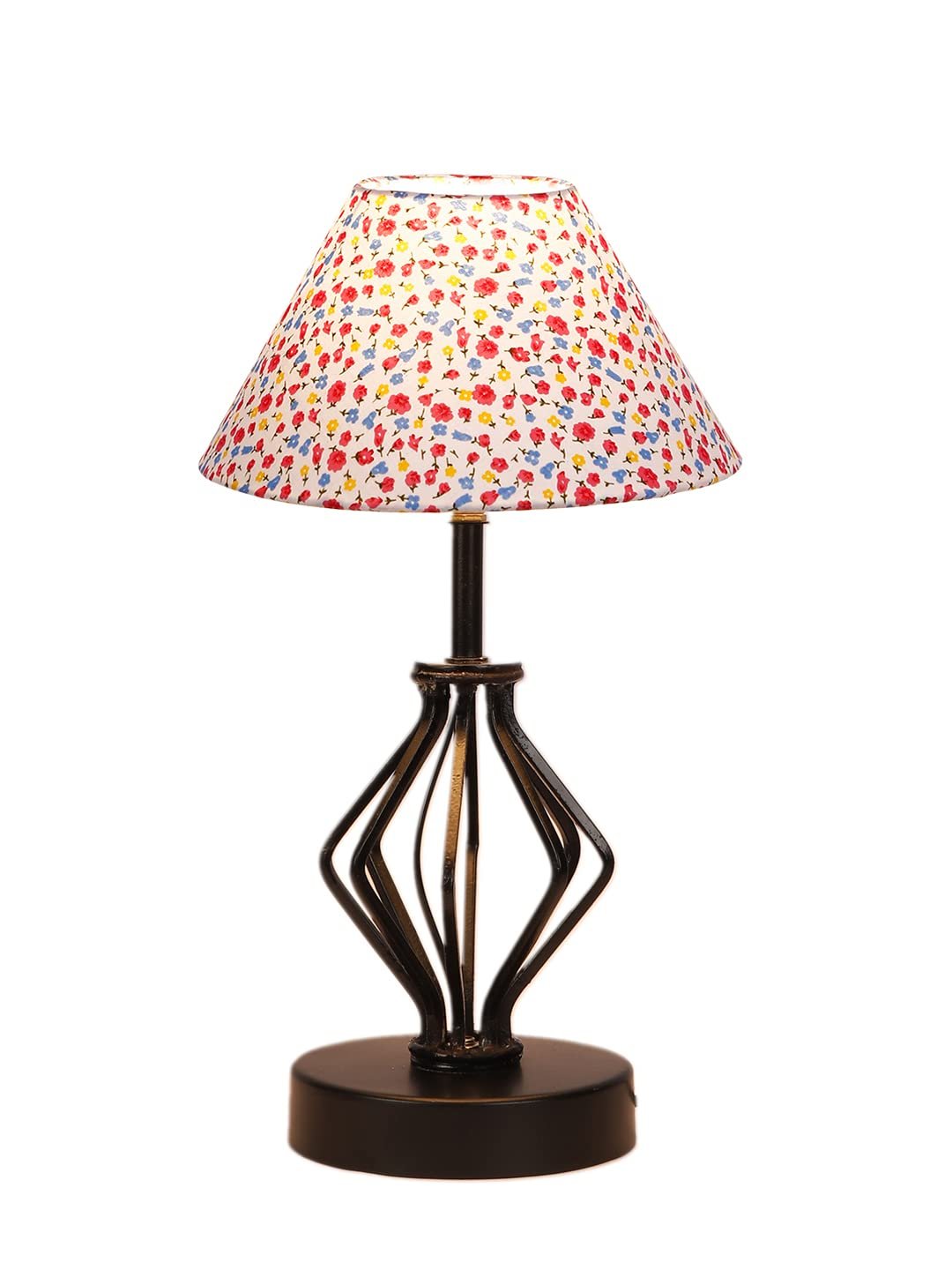Multicolor Cotton Table lamp with Iron Base(168)