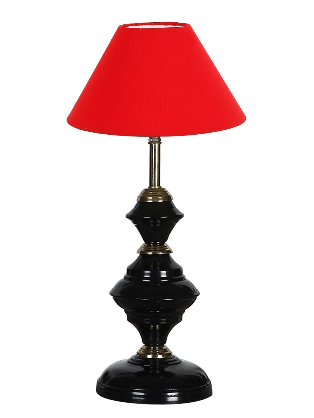 Red Cotton Table lamp with Iron Base(207)
