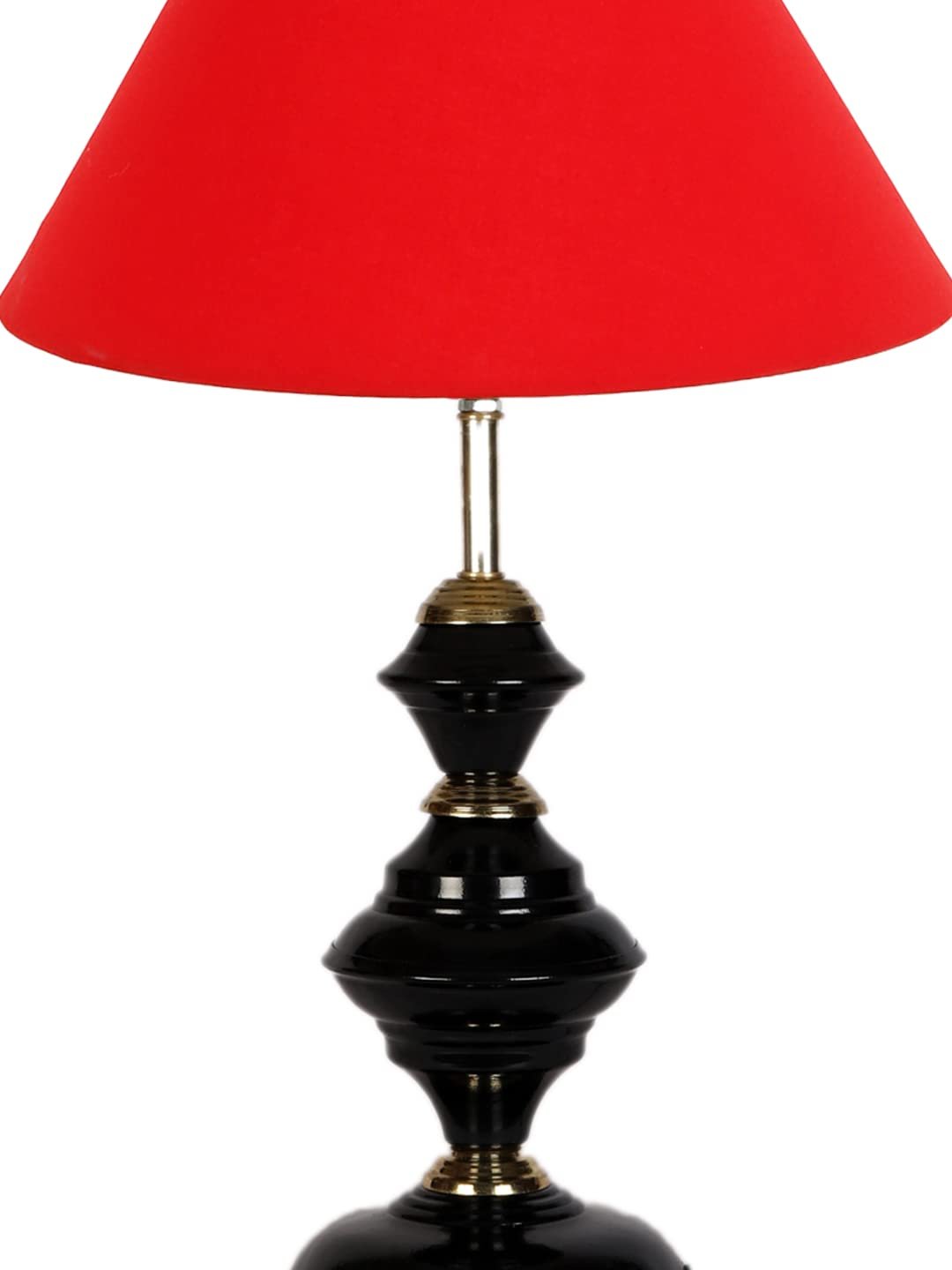 Red Cotton Table lamp with Iron Base(207)