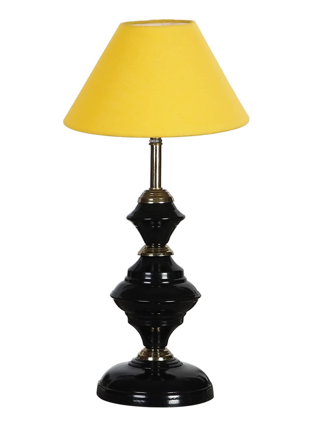 Yellow Cotton Table lamp with Iron Base(209)