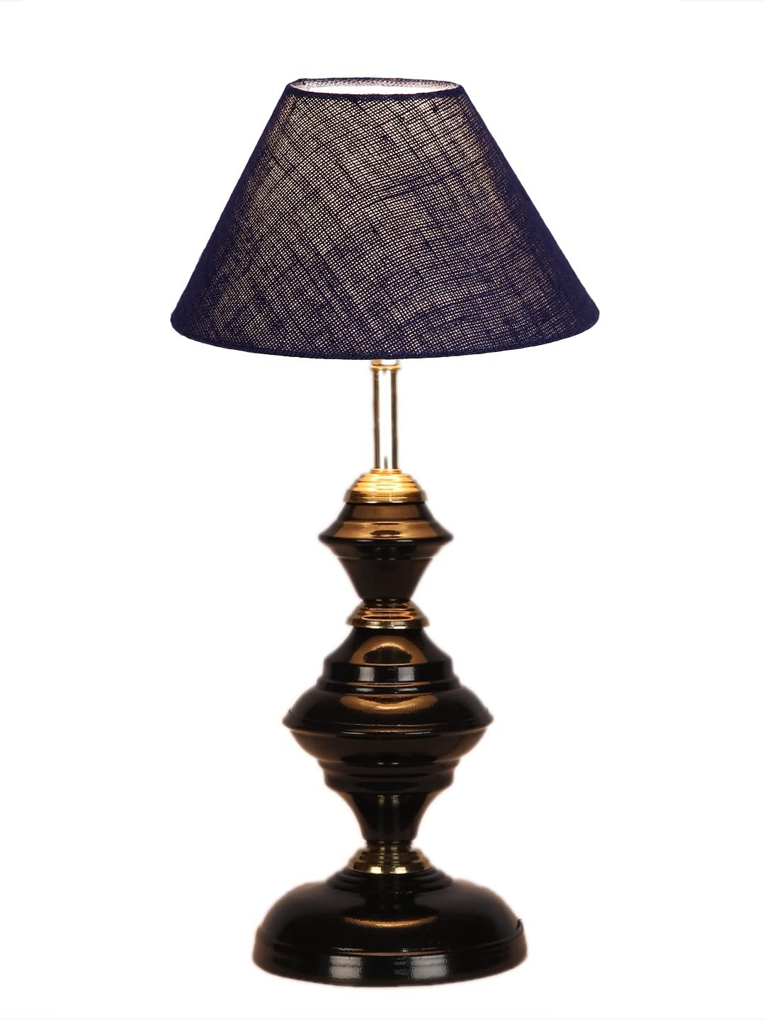 Blue Jute Table lamp with Iron Base(215)