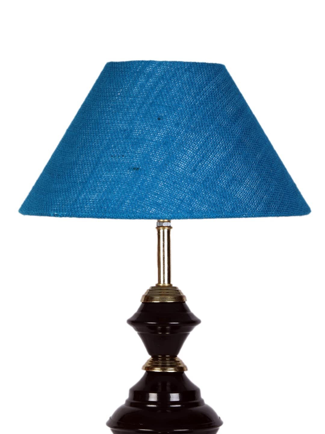 Turquoise Jute Table lamp with Iron Base(216)