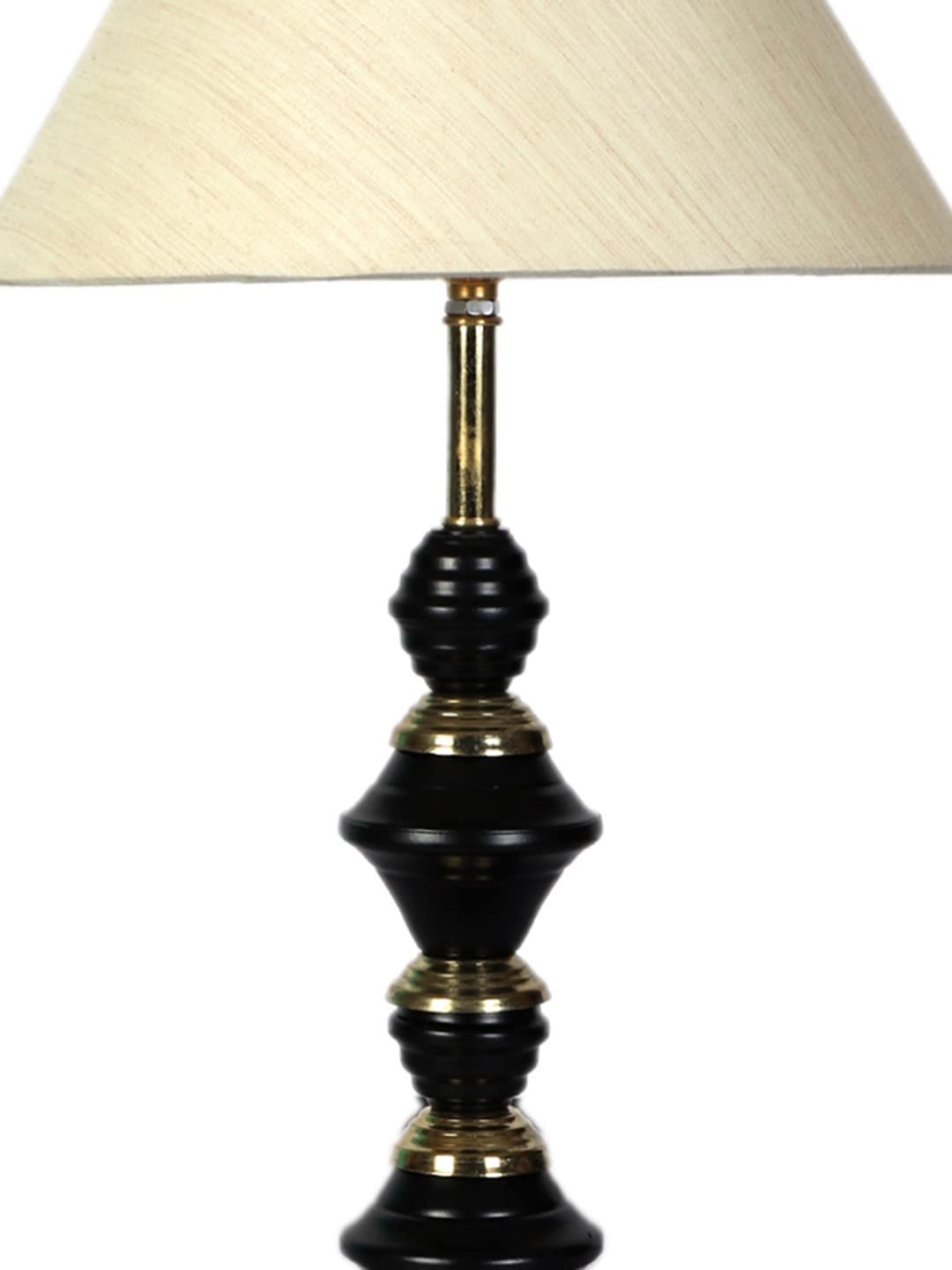 Off-White Cotton Table lamp with Iron Base(222)