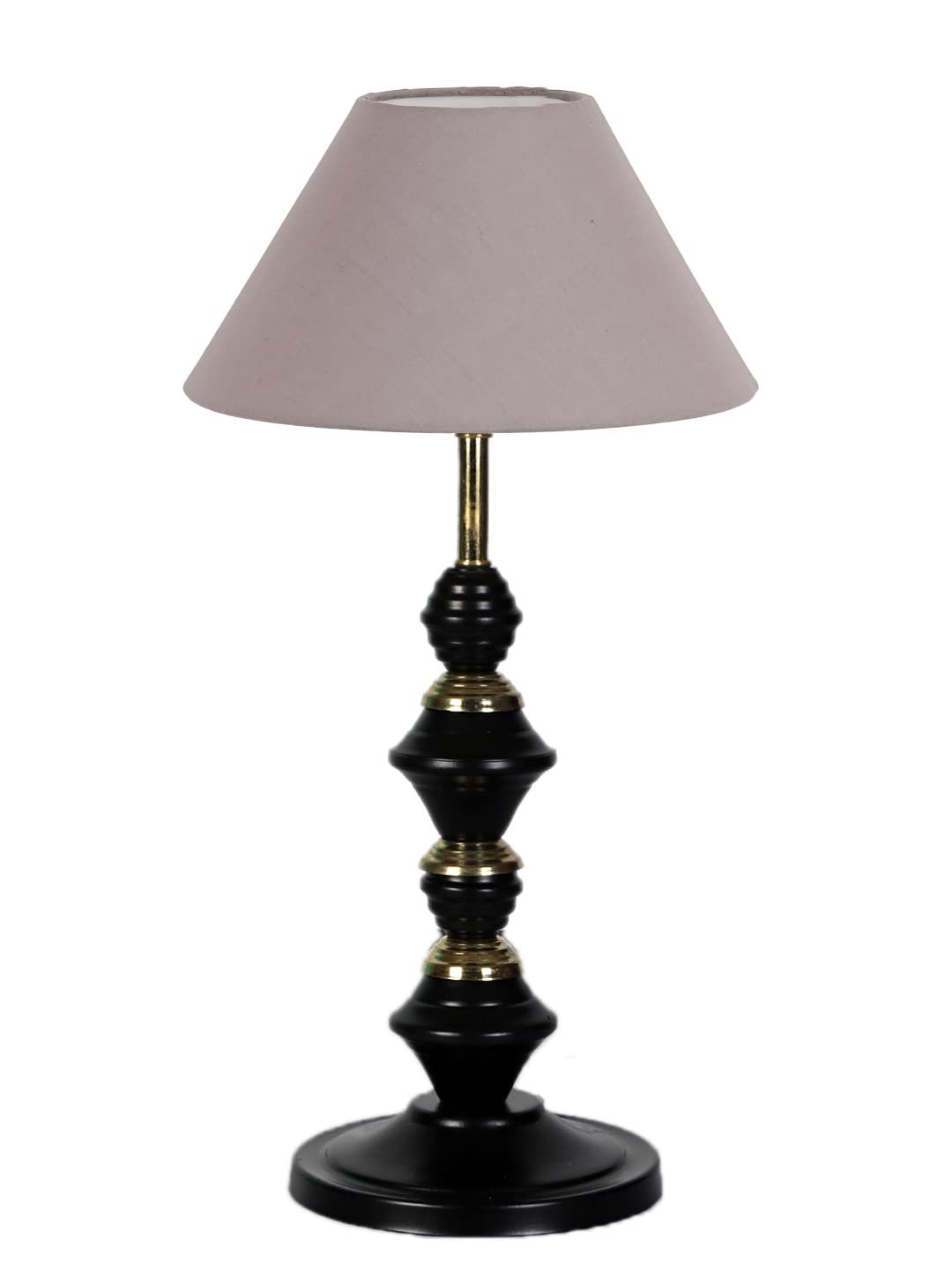 Grey Cotton Table lamp with Iron Base(227)