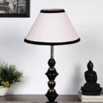 Multicolor Cotton Table lamp with Iron Base(228)