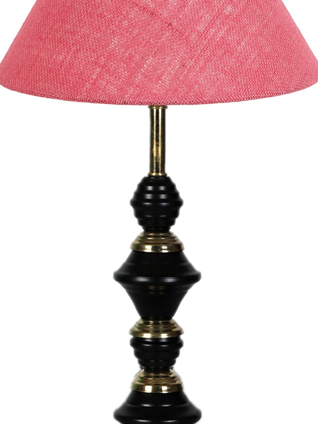 Pink Jute Table lamp with Iron Base(230)