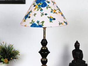 Multicolor Cotton Table lamp with Iron Base(234)