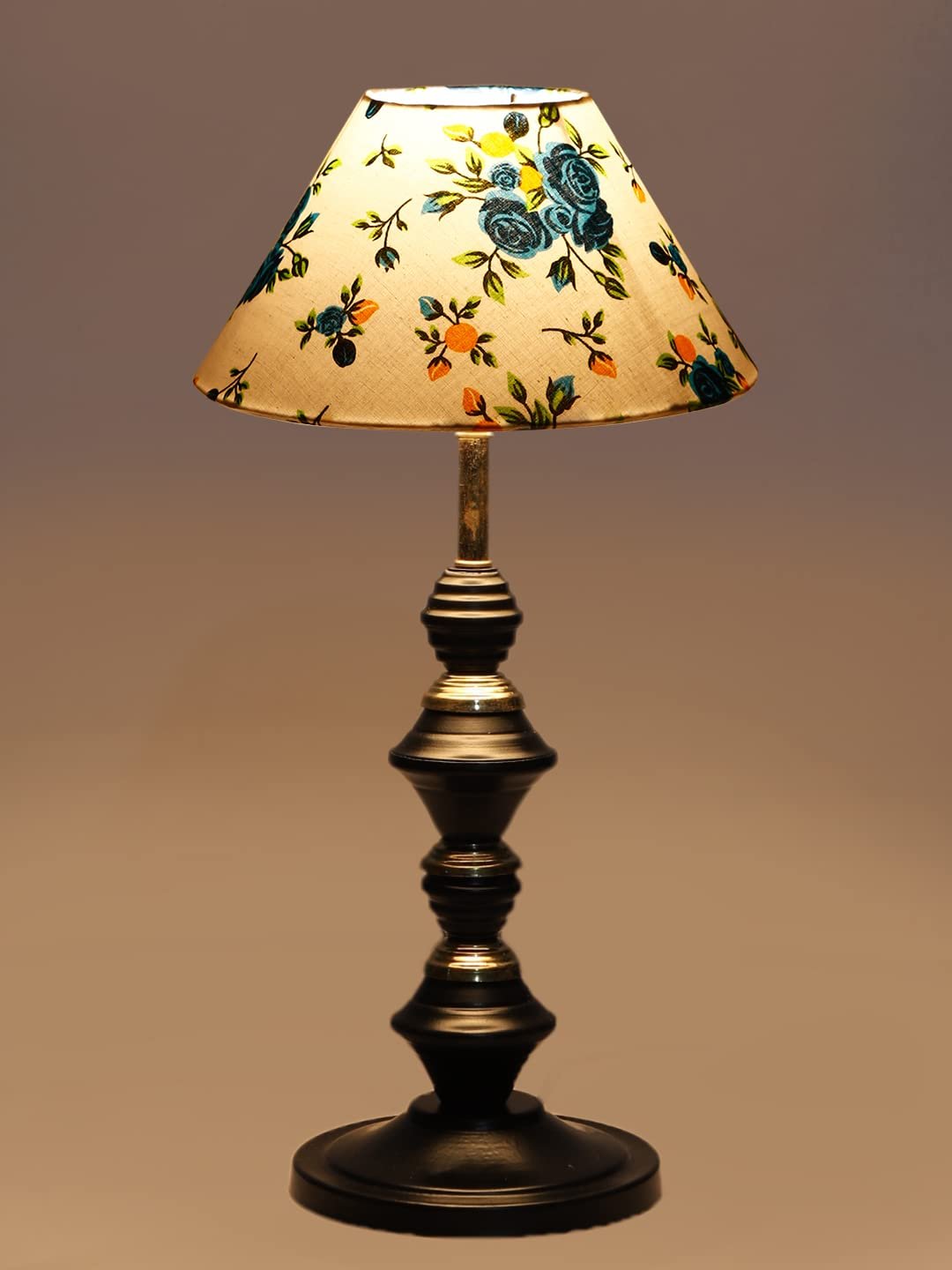Multicolor Cotton Table lamp with Iron Base(234)