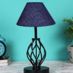 Blue Jute Table lamp with Iron Base(28)