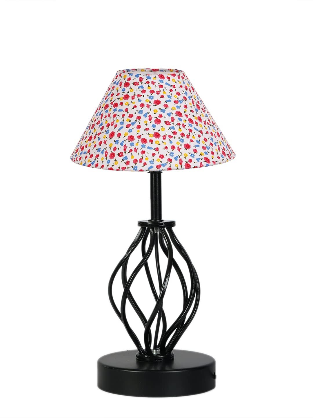 Multicolor Cotton Table lamp with Iron Base(32)