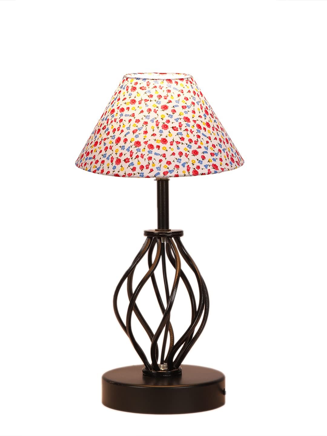 Multicolor Cotton Table lamp with Iron Base(32)