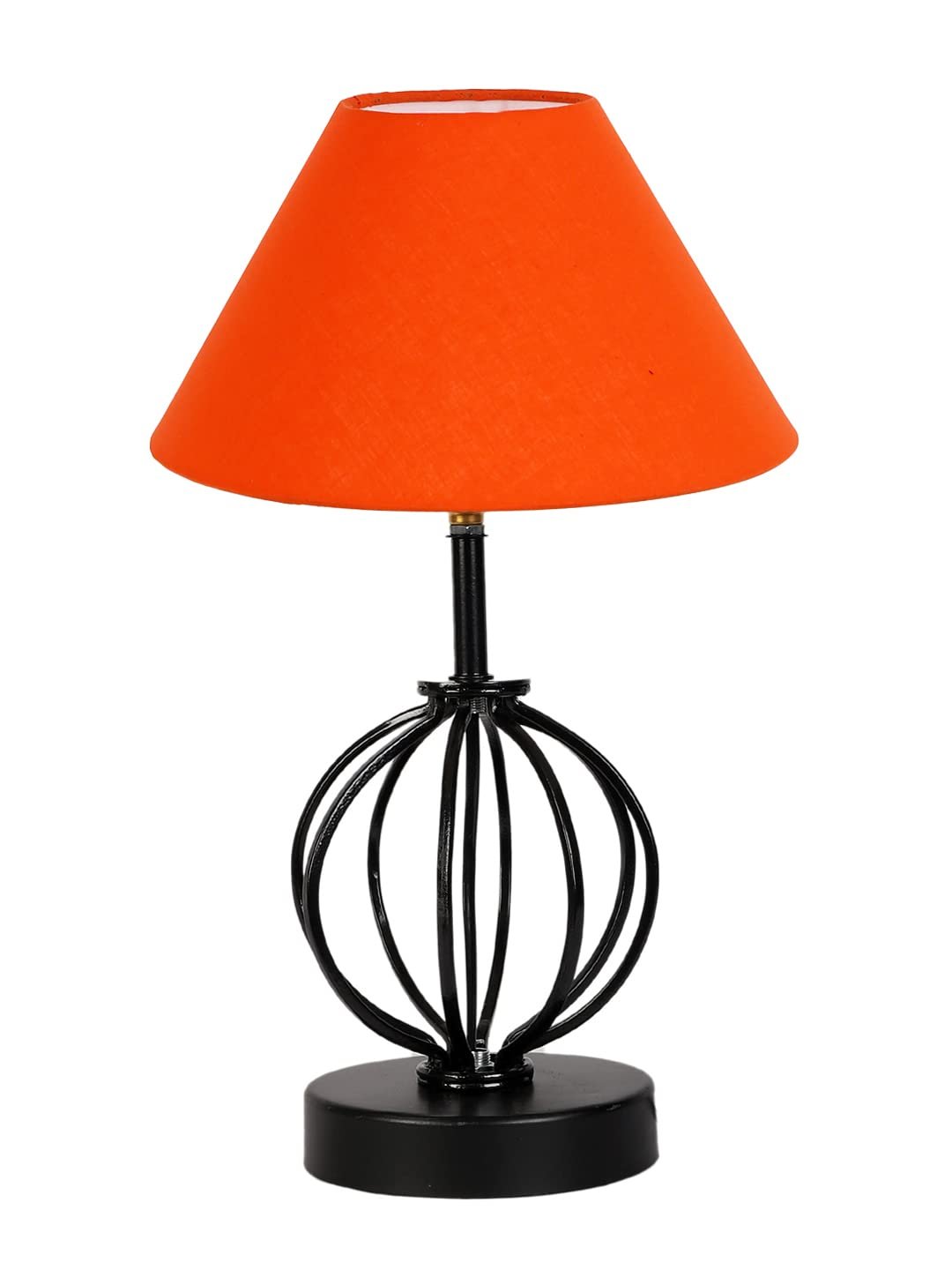 Orange Cotton Table lamp with Iron Base(38)