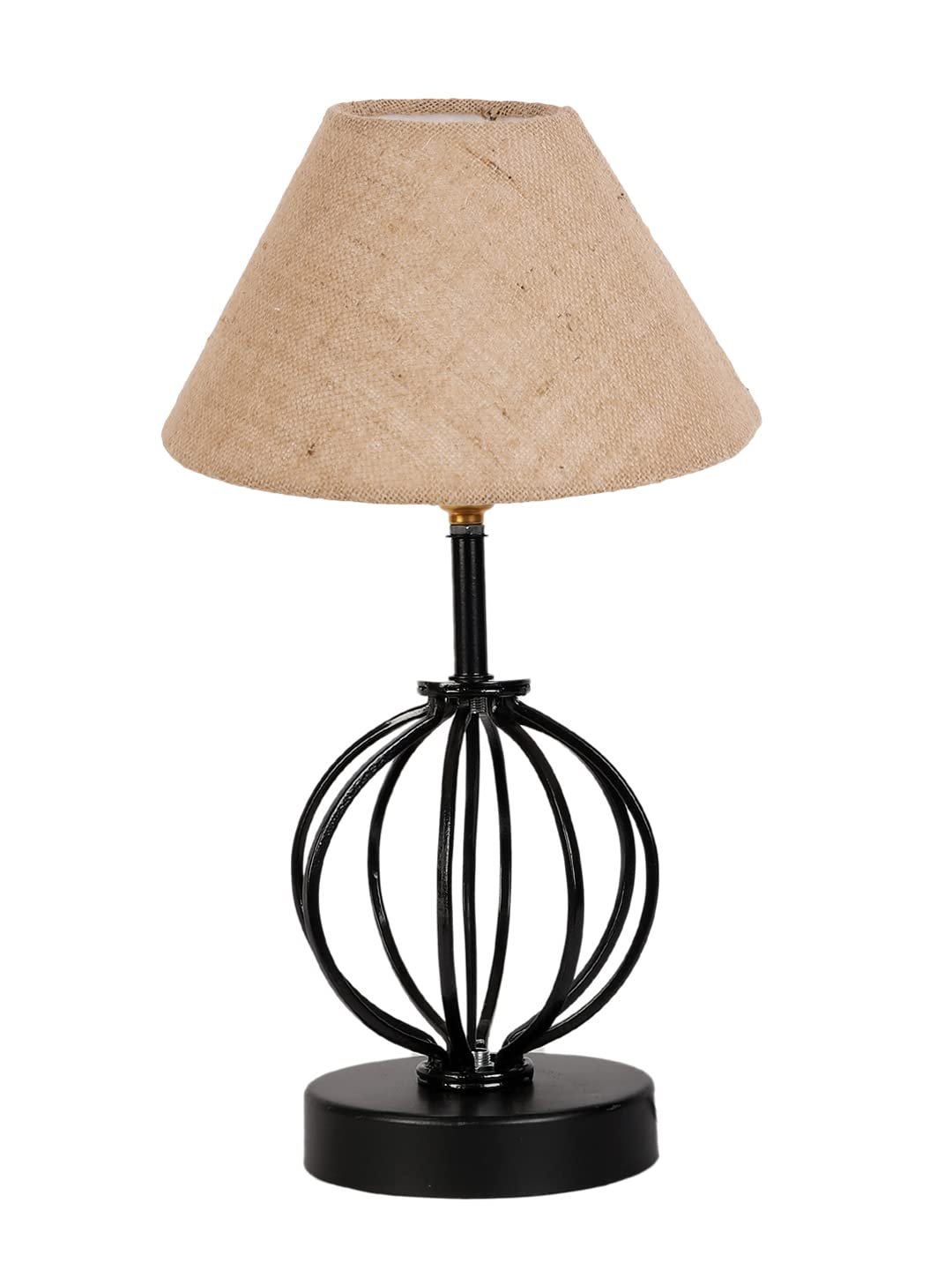 Beige Jute Table lamp with Iron Base(42)