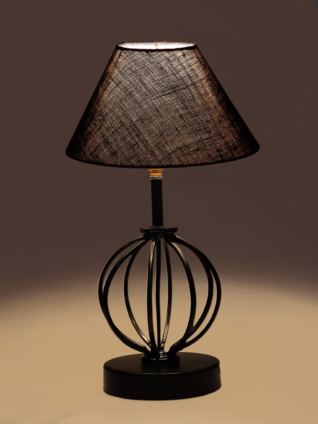 Blue Jute Table lamp with Iron Base(45)
