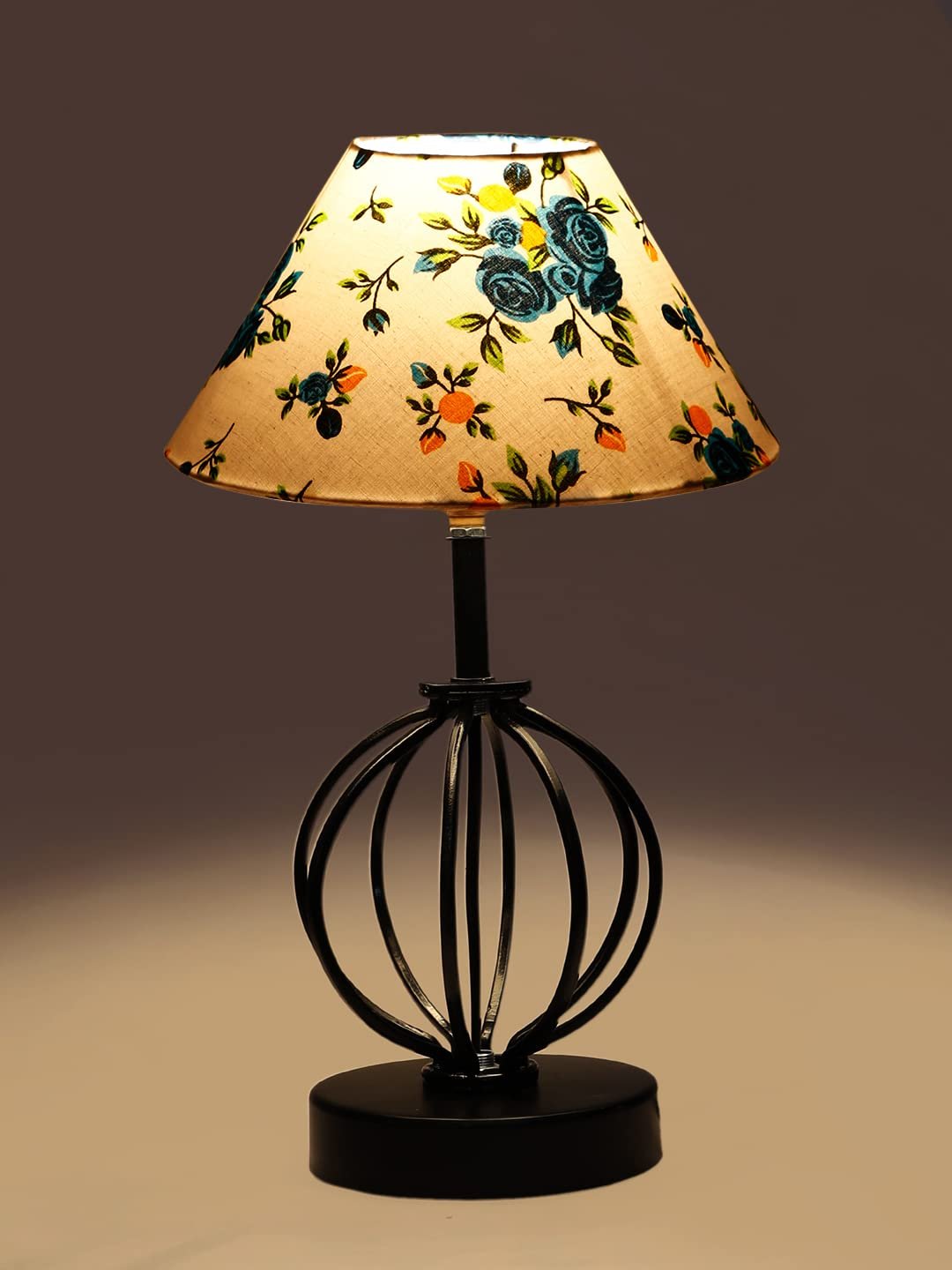 Multicolor Cotton Table lamp with Iron Base(47)