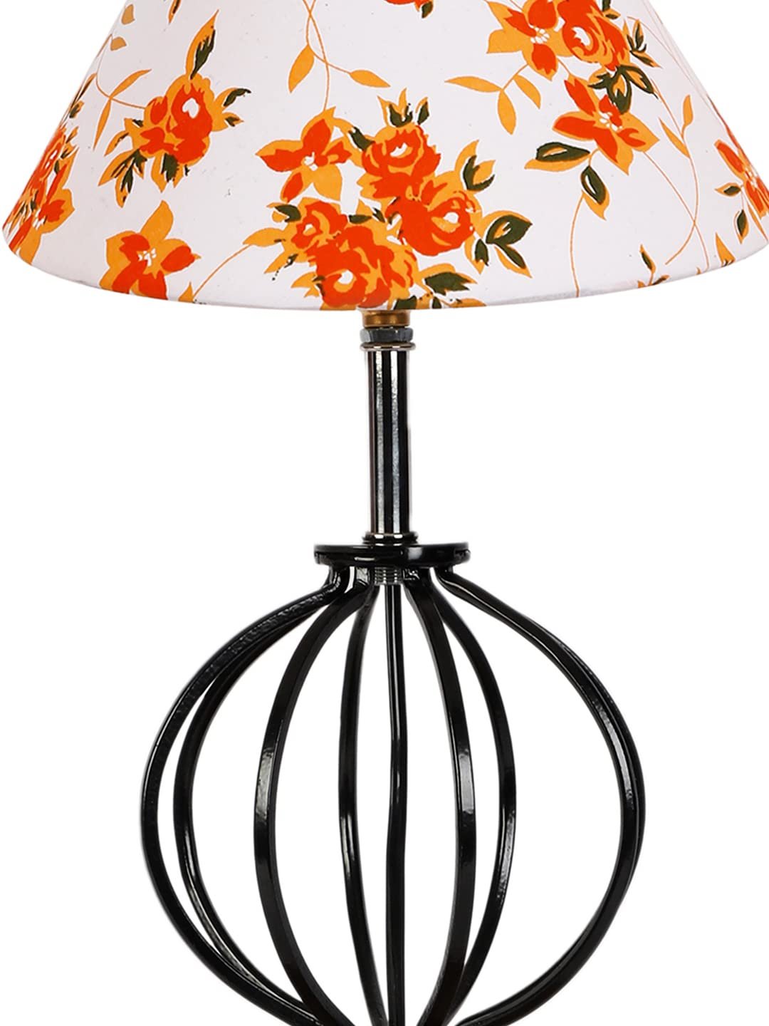Multicolor Cotton Table lamp with Wood & Iron Base(65)