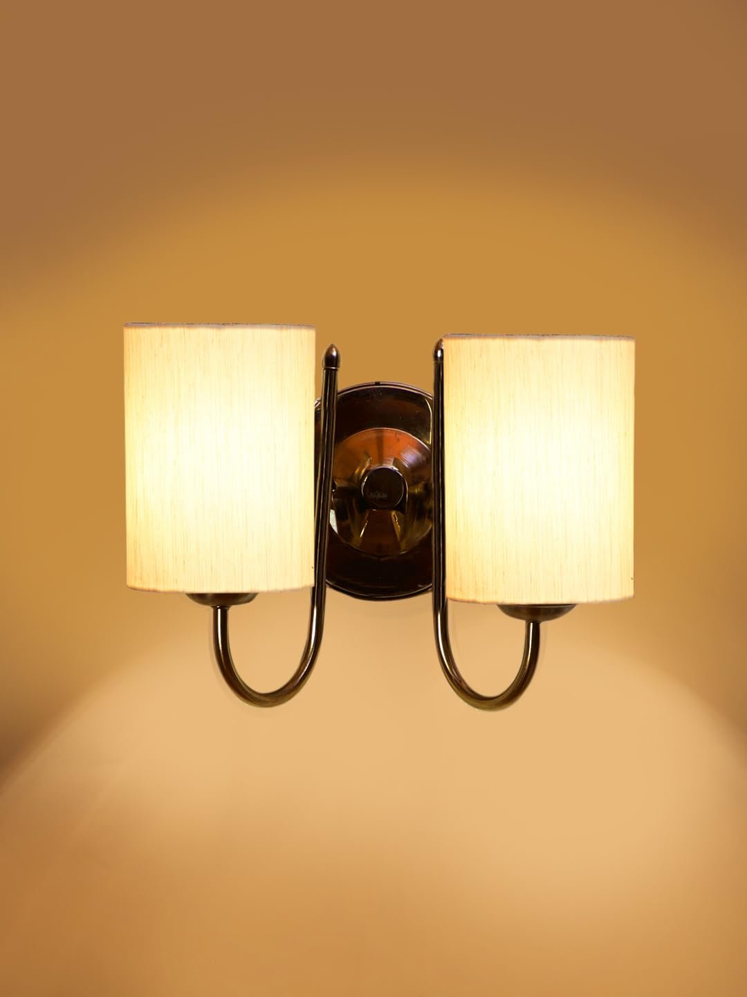 Off-White Cotton Table lamp with Iron Base(86)