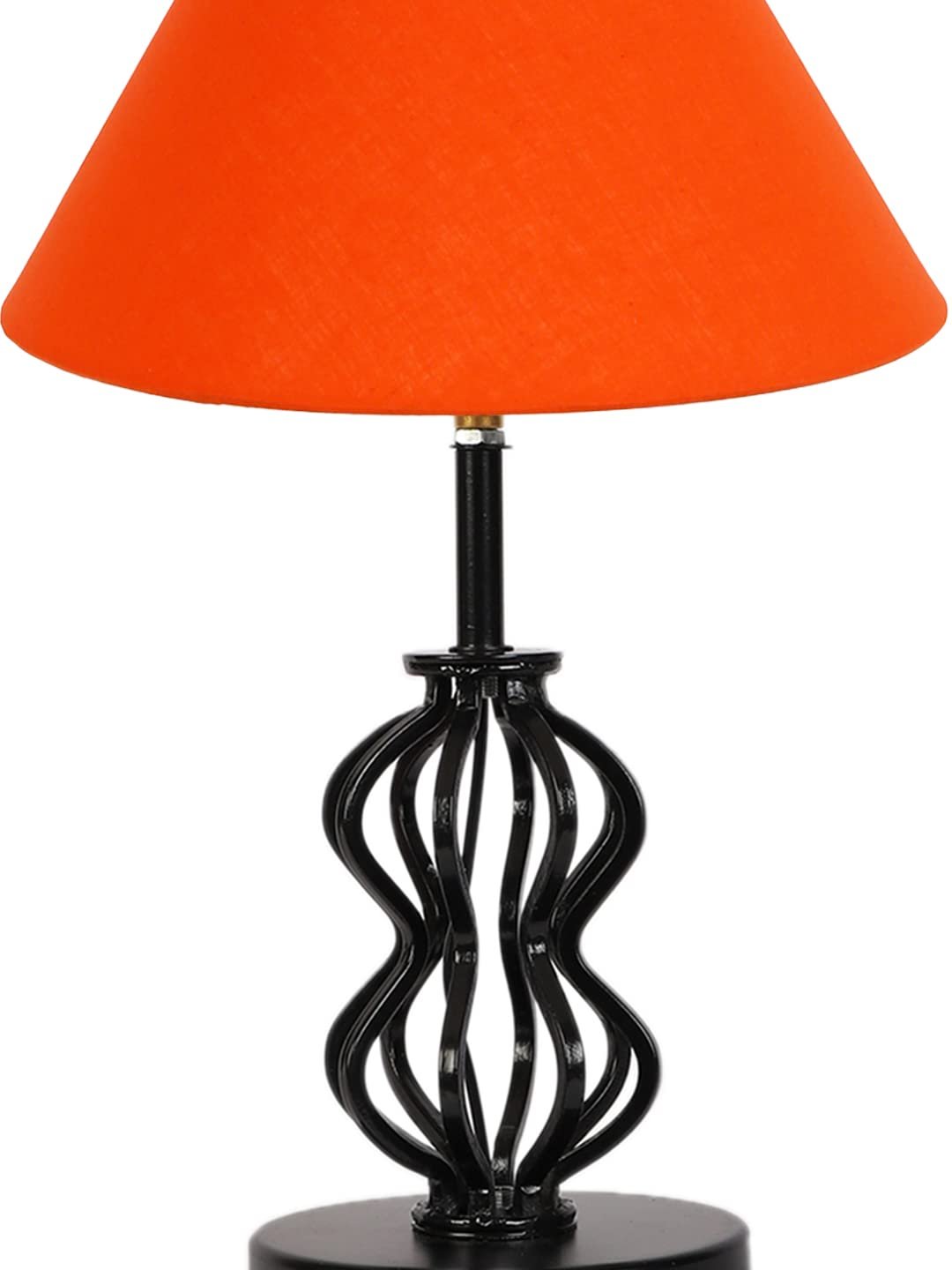 Orange Cotton Table lamp with Iron Base(89)